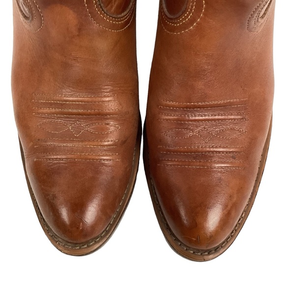 ACME Mens Western Leather Cowboy Boots - Picture 7 of 16